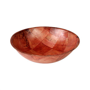 Bowl de madera tejida 10" x 2 1/2"