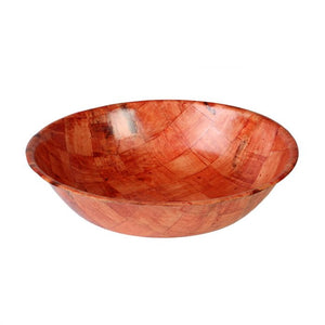 Bowl de madera tejida 16" x 4"