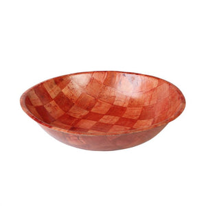 Bowl de madera tejida 18" x 4"