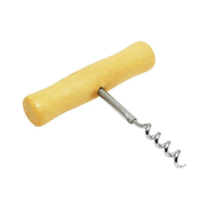 Sacacorchos con mango de madera