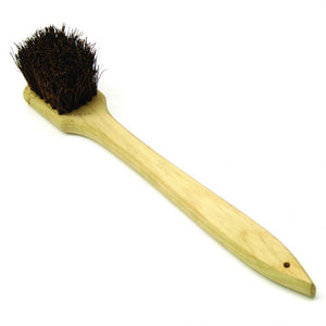 Cepillo para wok con cerdas de palma y mango de madera 20"