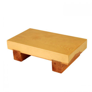 Plato chico para sushi de madera 8-1/2" x 4-3/4"