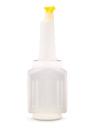 1 1/2 qt Traex® Bar Keep II™ almacenamiento container juego con frasco, neck, tapa y 6 assorted colored estándar spouts