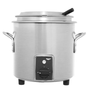7 qt 120 V retro olla retermalizador en acabado natural
