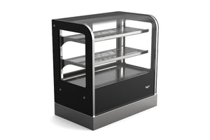 36" ancho 120 V cubed-vidrio sobre mostrador refrigerado deli exhibición carcasa con rear acceso