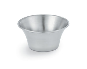 4 oz flared acero inoxidable sauce taza