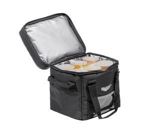 Bolsa térmica para catering 1-Series pequeña con vinilo revestimiento y removible 6-compartimento divisor