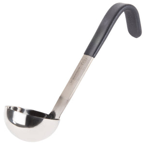 Cucharón 2 oz de una pieza uso rudo con short negro Kool-Touch® mango