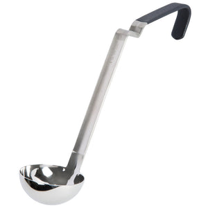 Cucharón 3 oz de una pieza acero inoxidable con negro Ergo Grip™ Kool-Touch® mango
