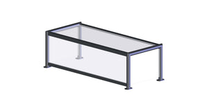Protector de alimentos 28.5" NSF tradicional estilo para acero inoxidable Countertops