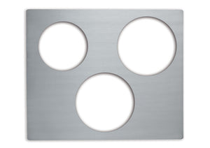 Miramar® batería de cocina doble tamaño plantillas - 25.62 x 21.12 x 1"