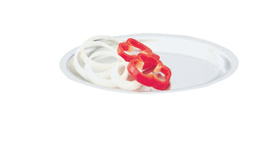 Acero inoxidable sizzling platter
