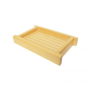 Servidor mediano para sushi de madera Shiraki 16-1/2" x 10-1/4"