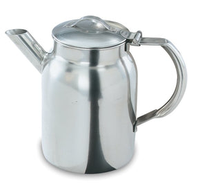 2 qt acero inoxidable batter can con mango hueco