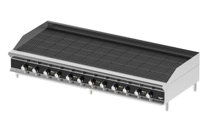 72" pesado servicio gas radiant charbroiler