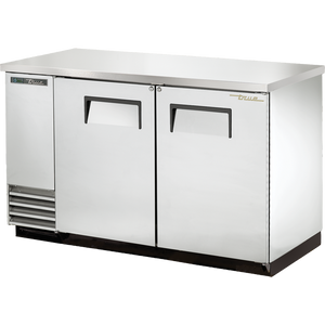Refrigerador contra-barra de 58-7/8", 2 puertas, puertas sólidas, exterior de acero inoxidable
