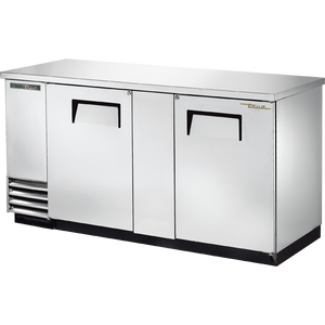 Refrigerador contra-barra de 69-1/8", 2 puertas, puertas sólidas, exterior de acero inoxidable