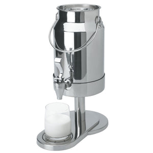 5 qt Somerville acero inoxidable milk dispensador en acabado espejo