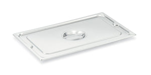 2-tercio Super Pan 3® sólido tapa de acero inoxidable