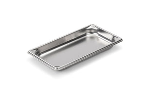 Inserto para mesa de vapor tercio 1 1/4" de profundidad Super Pan V® acero inoxidable