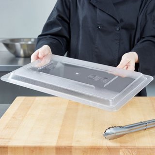Tapa transparente para almacenamiento de alimentos de 18x12"