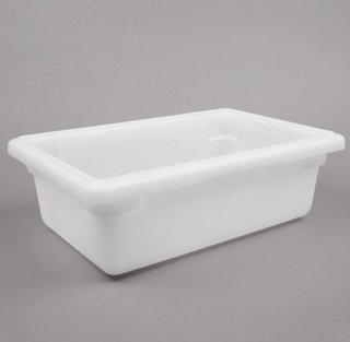 Caja de almacenamiento  blanca - 18" x 12" x 6"