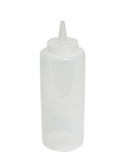 Squeeze Bottle 12 Oz Clear