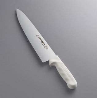 Cuchillo chef 10"  mango blanco DEXTER