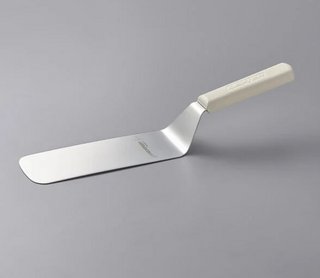 Espatula mango blanco 8"x3"