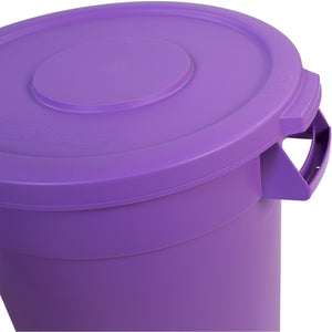 Tapa para bote 10 galones Bronco MORADA para gestion de alergenos