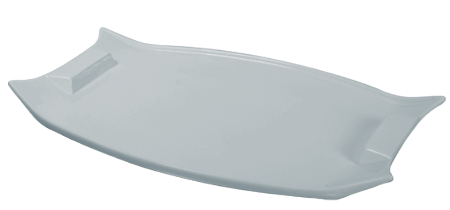 BANDEJA SERVIR OVALADA CON ASAS  46X28 CM