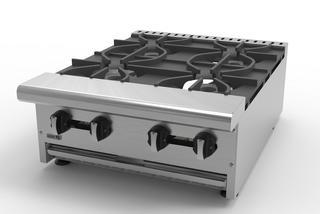 PARRILLA 24" A GAS DE 4 FUEGOS ABIERTOS  AEHP-4-24