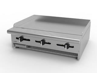 PLANCHA 36" LISA A GAS CON PLACA DE 5/8"  AEMG-36