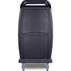 Carrito de transporte 3 niveles negro  45 x 91 x 96 cm