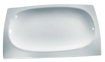 PLATÓN RECTANGULAR CURVÉ  31X17.5 CM  Curve