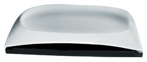 PLATÓN RECTANGULAR CON BASE CURVÉ  31X17.5 CM  Curve