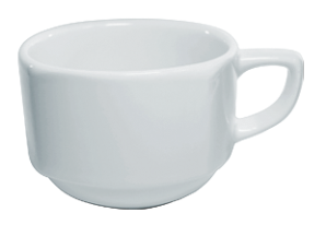 TAZA CAFÉ CUADRADA  170 CC Premium