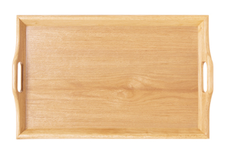 Charola de madera para room service 63 x 40 cm