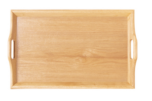 Charola de madera para room service 48 x 36 cm