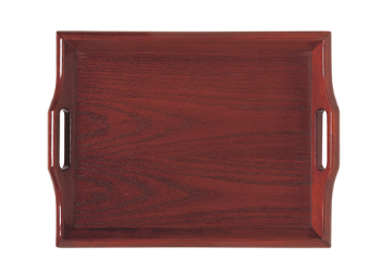 Charola de madera para room service 48 x 36 cm
