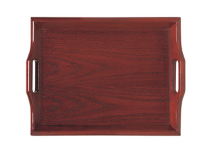 Charola de madera para room service 63 x 40 cm
