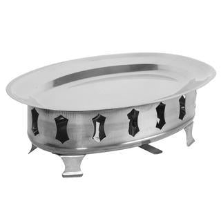 16" STAINLESS OVAL FISH PLATTER