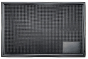 Tapete sanitizante de hule para ingreso 80 x 60