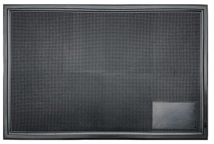 Tapete sanitizante de hule para ingreso 80 x 60
