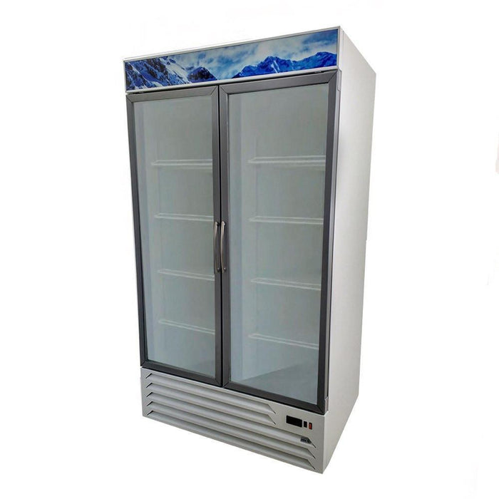 CONGELADOR 2 CUERPOS CON DISPLAY MERCHANDISER LINE - 2 PUERTAS DE CRISTAL AFMD-37
