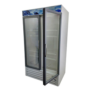 CONGELADOR 2 CUERPOS CON DISPLAY MERCHANDISER LINE - 2 PUERTAS DE CRISTAL AFMD-37