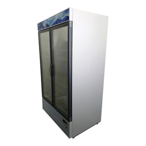 CONGELADOR 2 CUERPOS CON DISPLAY MERCHANDISER LINE - 2 PUERTAS DE CRISTAL AFMD-37