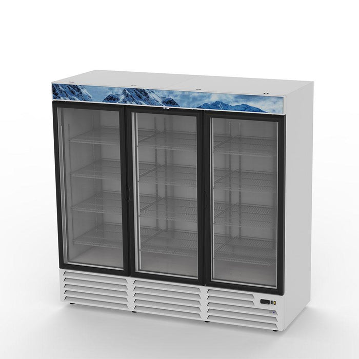 REFRIGERADOR 3 CUERPOS CON DISPLAY MERCHANDISER LINE - 3 PUERTAS DE CRISTAL ARMD-72
