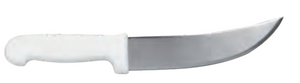 CUCHILLO BISTECERO CURVO 10" COLOR: BLANCO