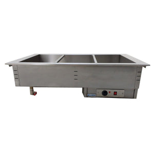 BAÑO MARIA ELECTRICO CON AGUA 3 GN - 230V. - 50/60HZ. DBM-311-S-W